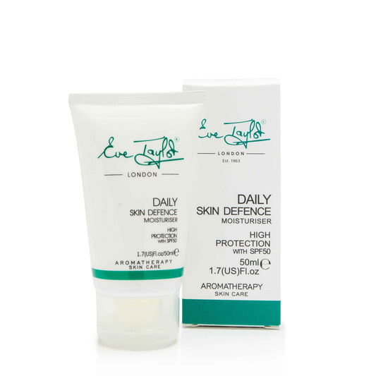 Eve Taylor Daily Skin Defence Moisturiser packaging on a white background