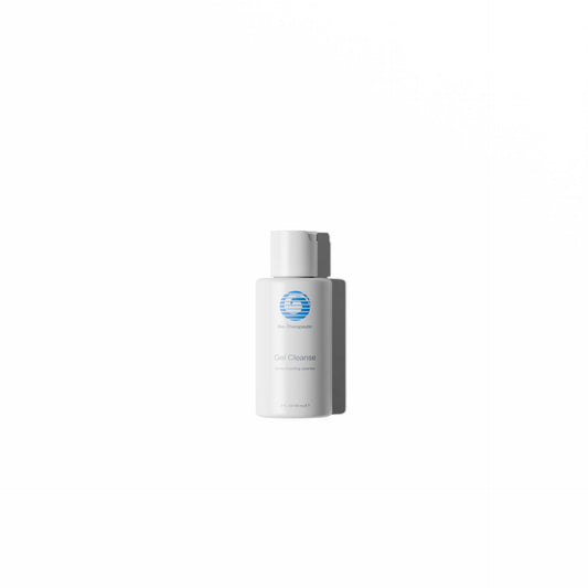 BT gel cleanser supersize bottle with pump, white and gray