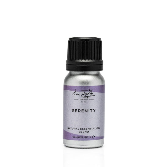 Serenity natural essential oil blend, 10 ml bottle with black cap